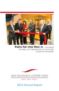 Trans•For•Ma•Tion–N., a Marked Change, As in Appearance Or Character, Usually for the Better