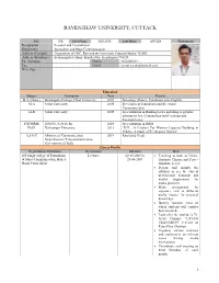 Dr Jayant Kumar Swain