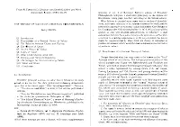 The Theory of Value of Christian Von