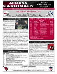 Week 4 Game Release