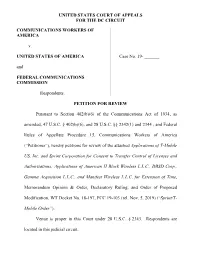 Filed a Petition for Declaratory Ruling to Permit Foreign Ownership in Excess of the Statutory Benchmark Under Section 310(B) of the Act.3 2