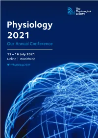 Physiology-2021-Abstract-Book.Pdf (Physoc.Org)