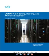 Switching, Routing, and Wireless Essentials Companion Guide (Ccnav7)