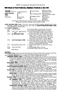 MARE, Consigned by Newsells Park Stud Ltd