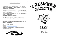 May 2011 Useful Telephone Numbers