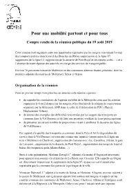 Pour Une Mobilité Partout Et Pour Tous
