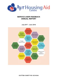 Service User Feedback Annual Report