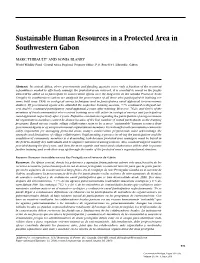 Sustainable Human Resources in a Protected Area in Southwestern Gabon