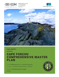 Cape Forchu Comprehensive Master Plan Final Report