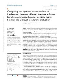 Comparing the Injectate Spread and Nerve