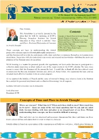 ICJW Newsletter.Indd