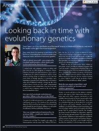 Looking Back in Time with Evolutionary Genetics
