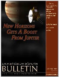 New Horizons Gets a Boost from Jupiter