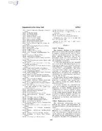 Department of the Army, Dod § 578.2