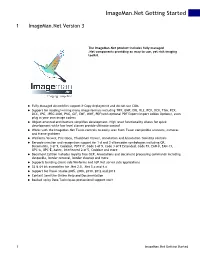 Imageman.Net Getting Started