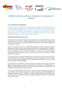 SHARE Cross-Border Conference: Participation and Integration of Refugees