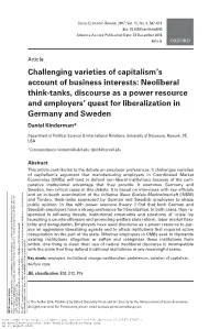Challenging Varieties of Capitalism's Account of Business