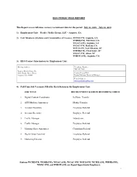Eeo Public File Report