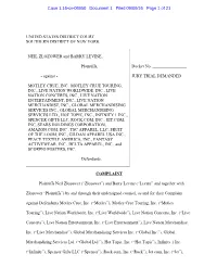Filed 09/06/16 Page 1 of 21