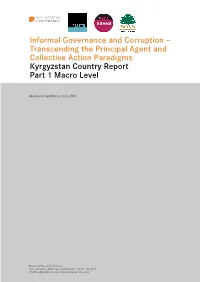 Kyrgyzstan Country Report Part 1 Macro Level