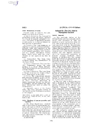 142 Subpart B—The U.S. Aids to Navigation System