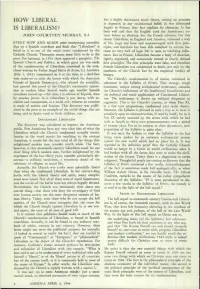 "How Liberal Is Liberalism?"(Pdf)