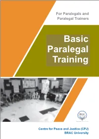 Basic Paralegal Training Module