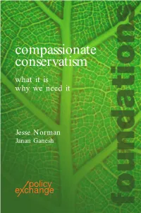 Compassionate Conservatism What It Is Why We Need It