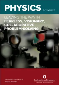 Leading the Way in Fearless, Visionary, Collaborative Problem-Solving