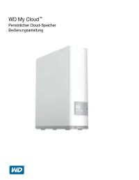 WD My Cloud Personal Cloud Storage User Manual