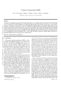 A Study of Background for IXPE