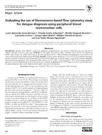 Major Article Evaluating the Use of Fluorescence-Based Flow Cytometry