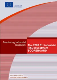 6. Initial Effects of the Economic Crisis Annexes: A1 - Background Information A2 - Methodological Notes A3 - List of EU1000 and Non-EU1000 Companies