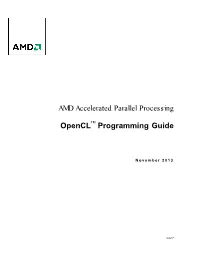 AMD Accelerated Parallel Processing Opencl Programming Guide