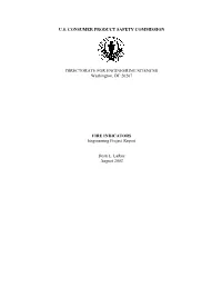 FIRE INDICATORS Engineering Project Report