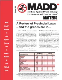 MATTERS the 2000 Reportcard F D- D+ D+ D+ D+ C- C- C C C+ B B Continued Onpage2 N/A F D+ D D+ C+ C- D+ C C- C- C+ C Reviews The