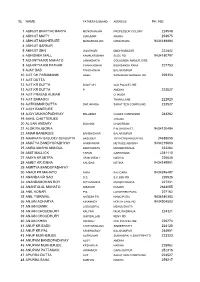 Our Alumni List Prior to 2014