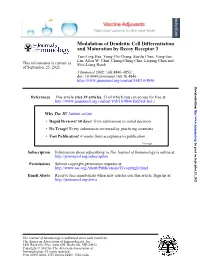 And Maturation by Decoy Receptor 3 Modulation of Dendritic Cell
