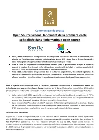 Open Source School : Lancement De La Première École Spécialisée Dans L’Informatique Open Source
