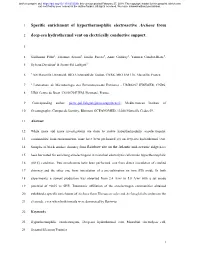 Specific Enrichment of Hyperthermophilic Electroactive Archaea From