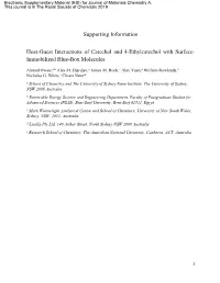 Supporting Information Host-Guest Interactions of Catechol and 4