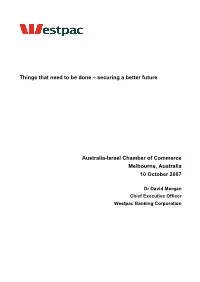 Things That Need to Be Done – Securing a Better Future