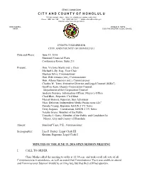 06-15-16 Open Session Minutes