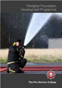 Firefighter Foundation Development Programme