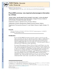 NIH Public Access Author Manuscript Pharmacogenet Genomics