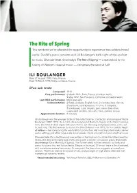 The Rite of Spring
