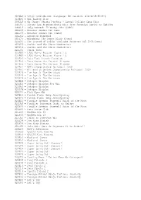 TITLES = (Language: EN Version: 20101018083045