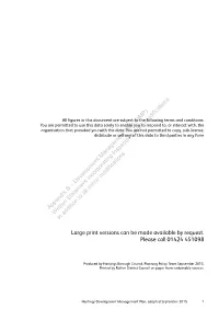 Appendix B – Development Management Plan