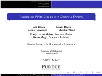 Associating Finite Groups with Dessins D'enfants