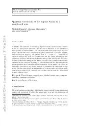 Quantum Correlations of Few Dipolar Bosons in a Double-Well Trap